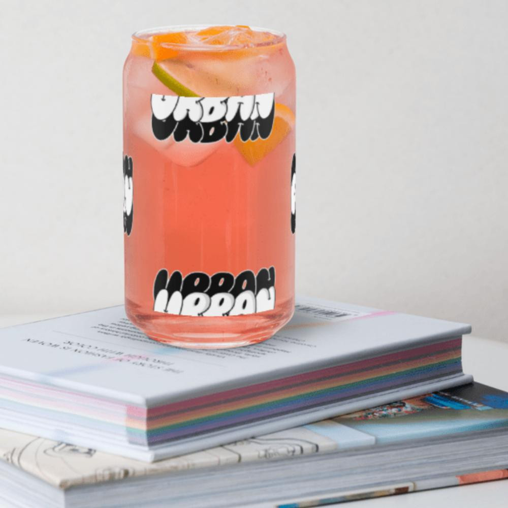 Can-shaped glass