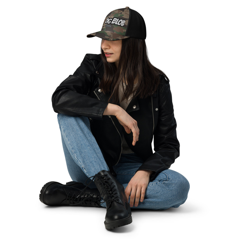Camouflage trucker hat OGBLOB!