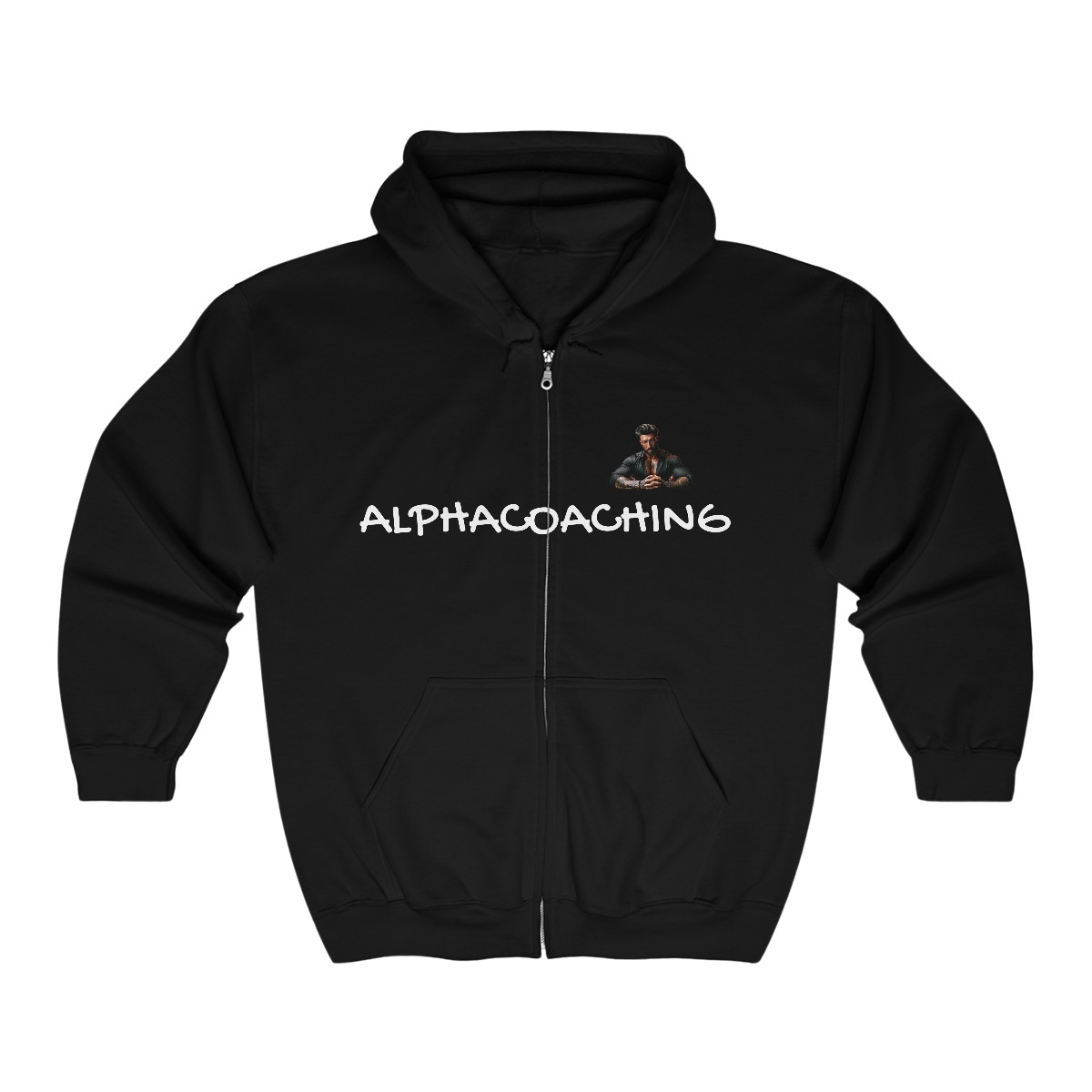 Alpha Coaching Unisex Heavy Blend™ Full Zip Hooded Sweatshirt