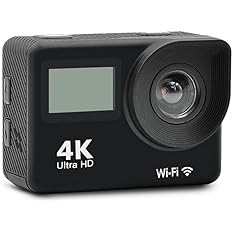 Caméra d'action 4K Ultra HD double écran