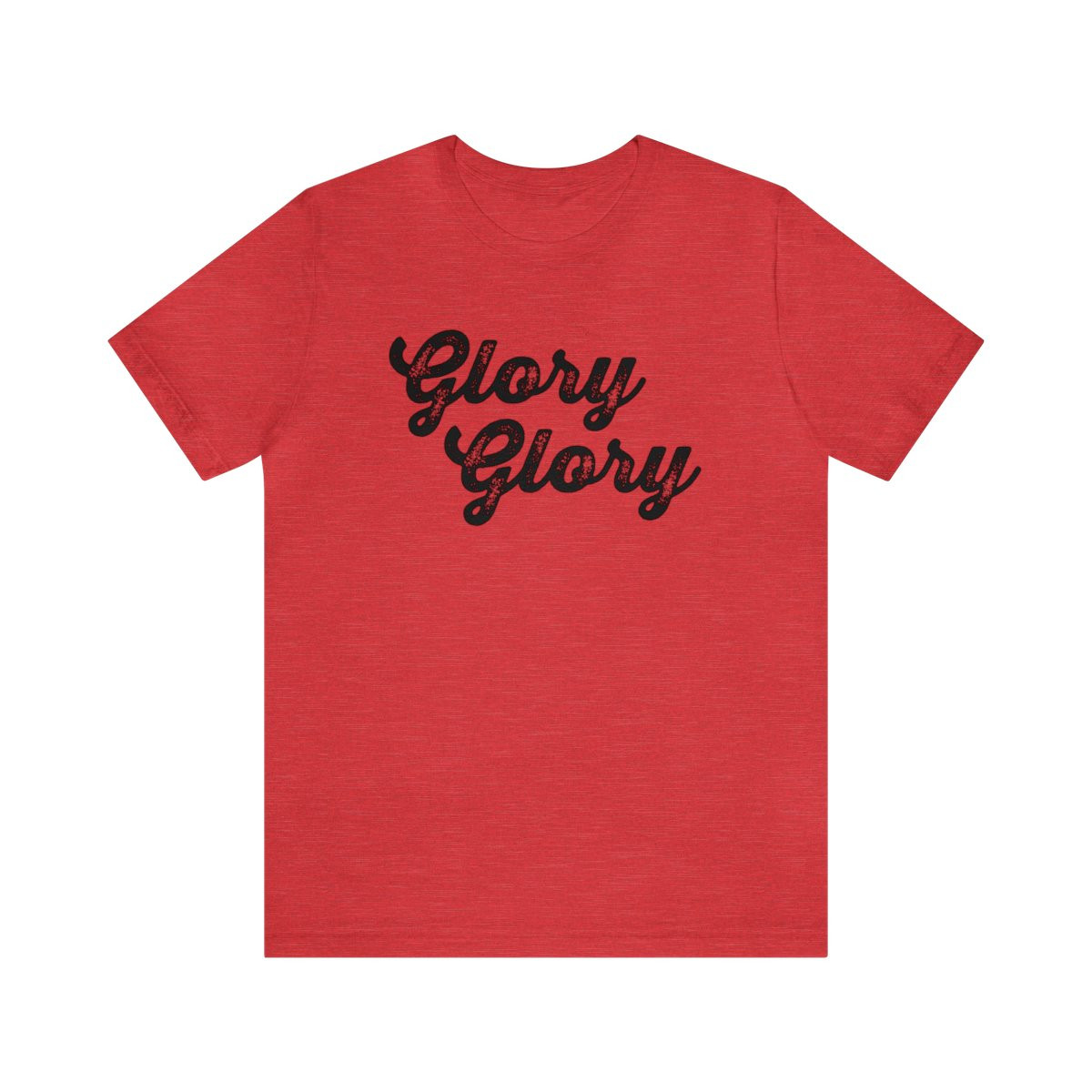 Glory Glory T-Shirt | Black Print | Unisex Short Sleeve Tee