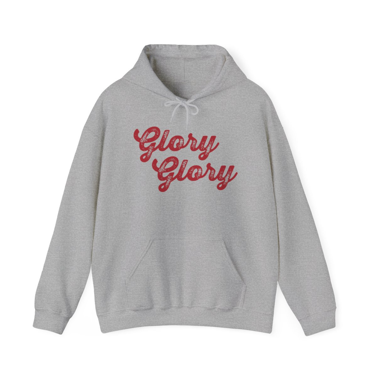 Glory Glory Hoodie | Red Print | Unisex Heavy Blend Hooded Sweatshirt