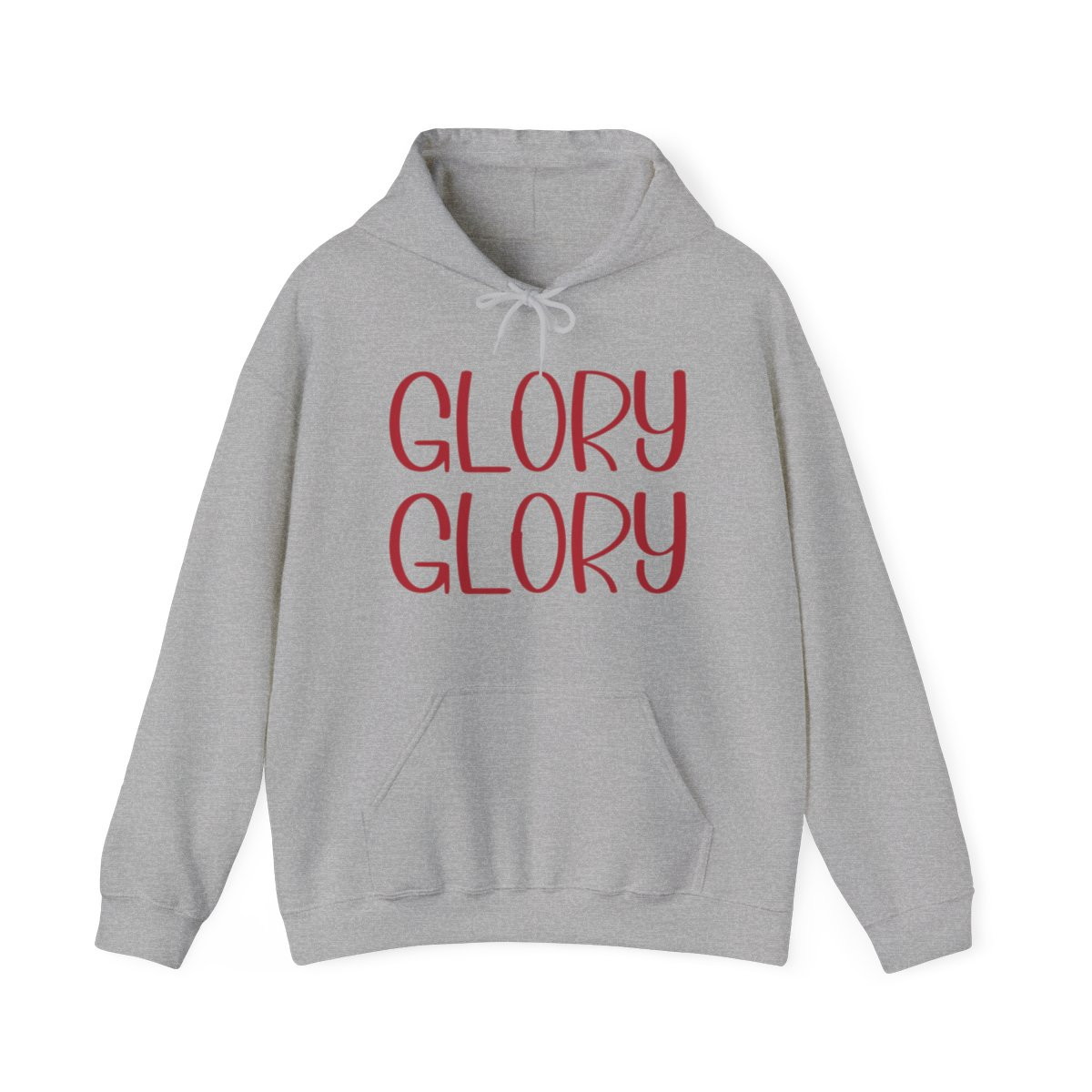 Glory Glory Hoodie | Red Print | Unisex Heavy Blend Hooded Sweatshirt
