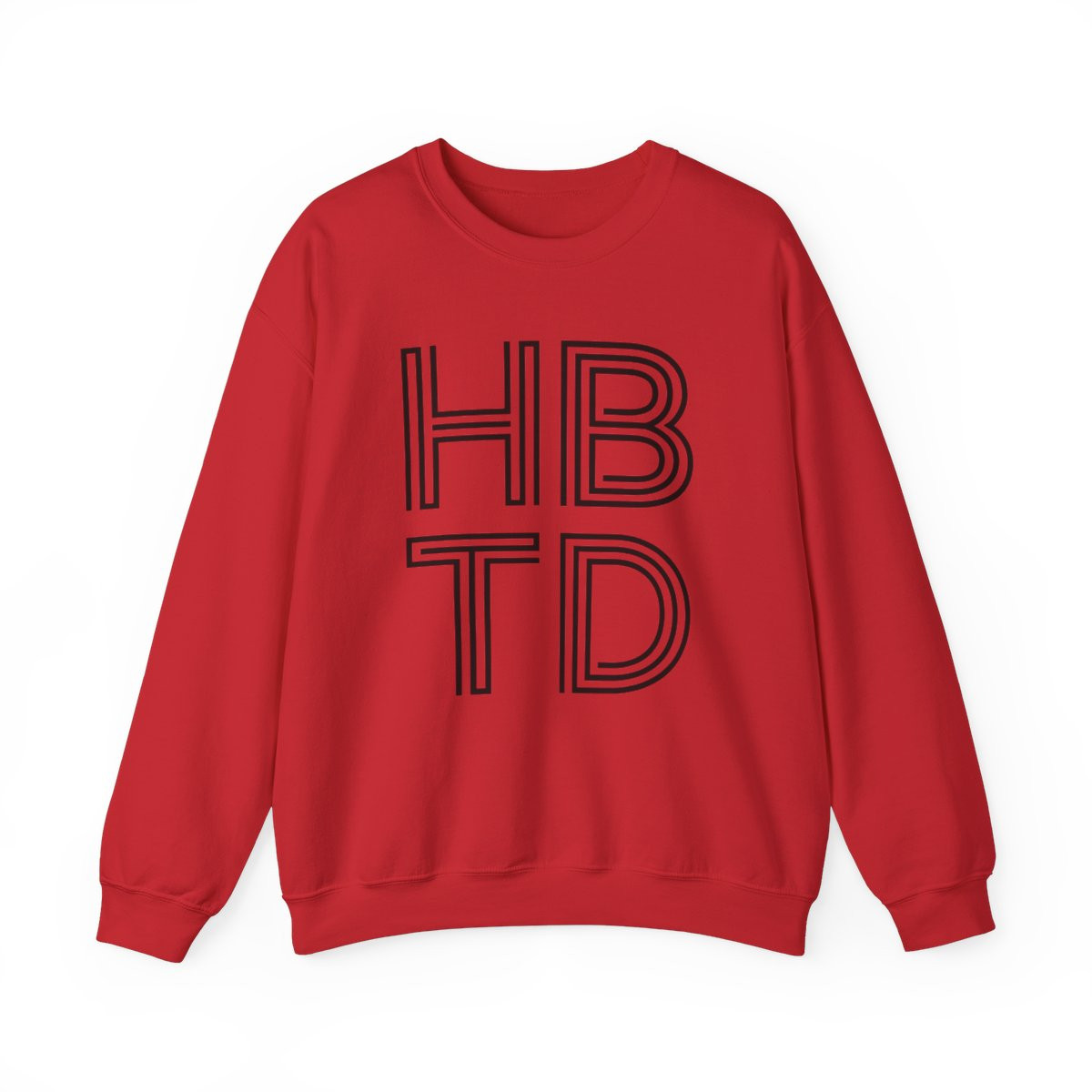 HBTD Sweatshirt | Black Print | Unisex Heavy Blend Crewneck Sweatshirt