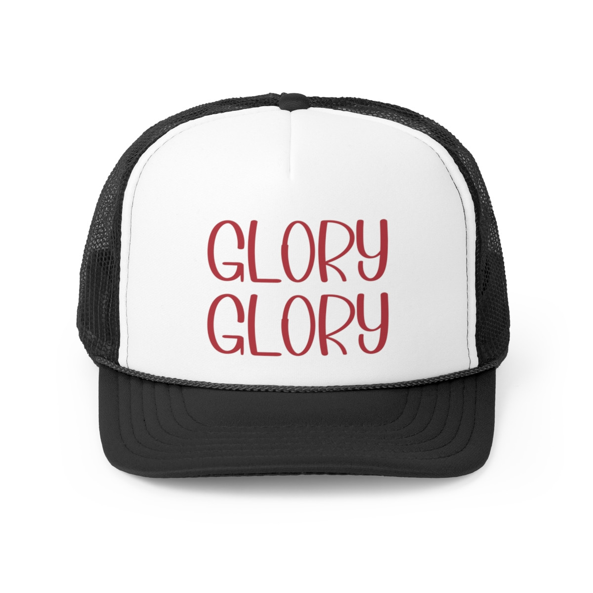 Glory Glory Trucker Hat | Red Print | Trucker Cap