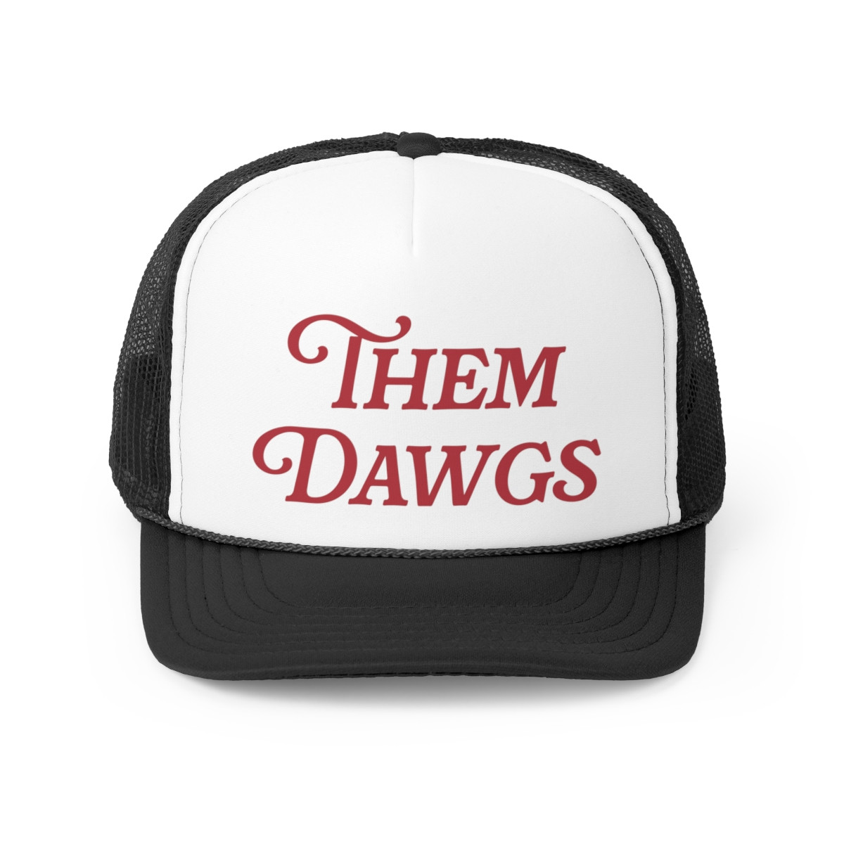Them Dawgs Trucker Hat | Red Print | Trucker Cap
