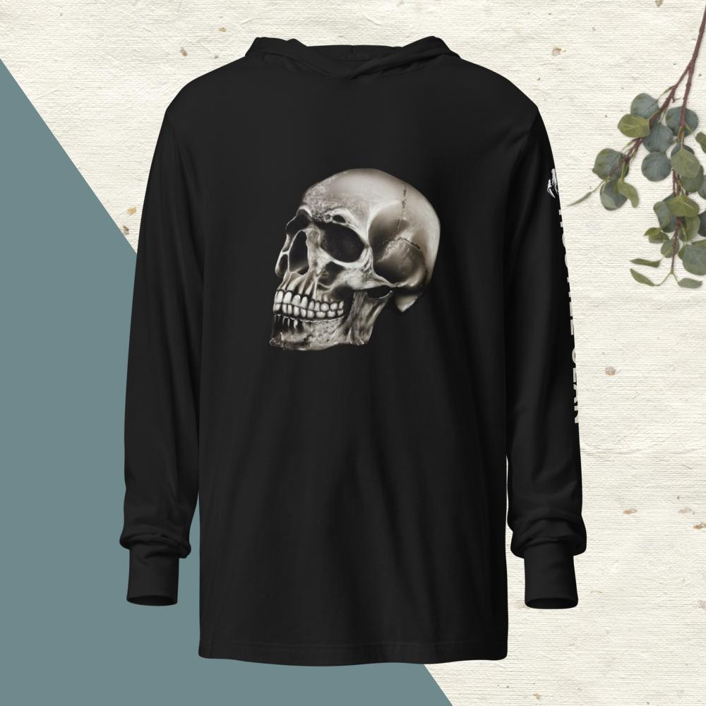 Hooded long-sleeve tee - Wearable Art by Winson
