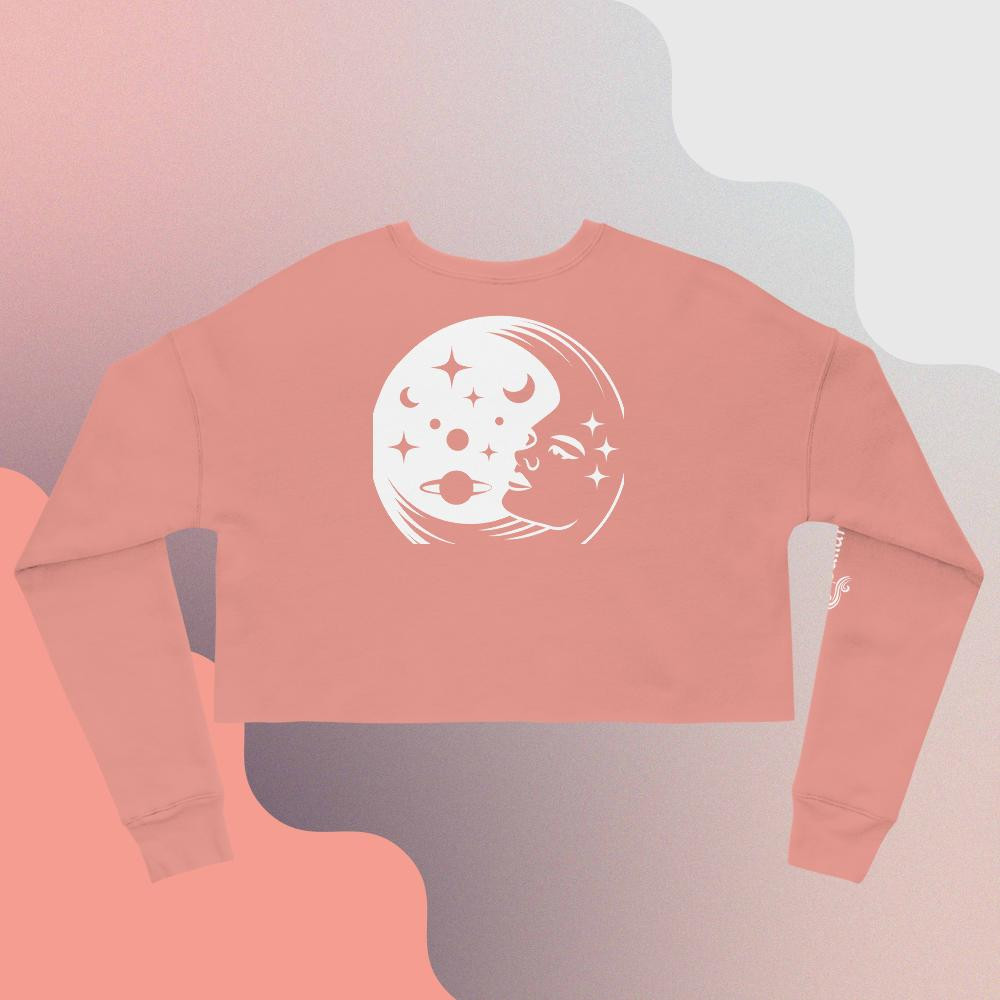 T-Shirt Langarm Crop Sweatshirt