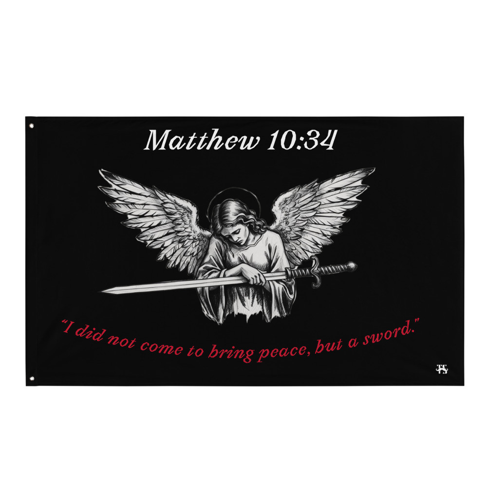 Matthew 10:34 Flag