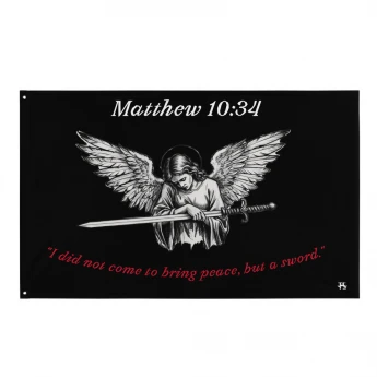 Matthew 10:34 Flag