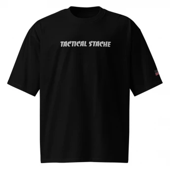 "Tactical Stache" Heavyweight t-shirt