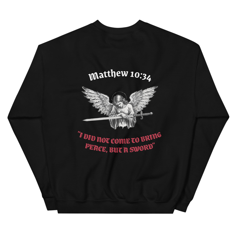 Matthew 10:34 Sweatshirt