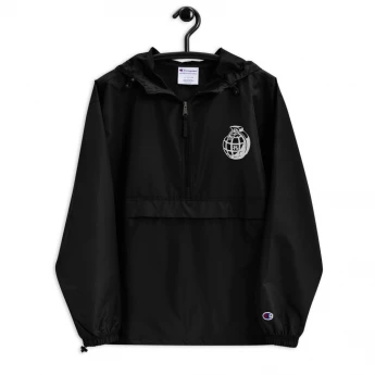 "Grenade" Embroidered Champion Packable Jacket
