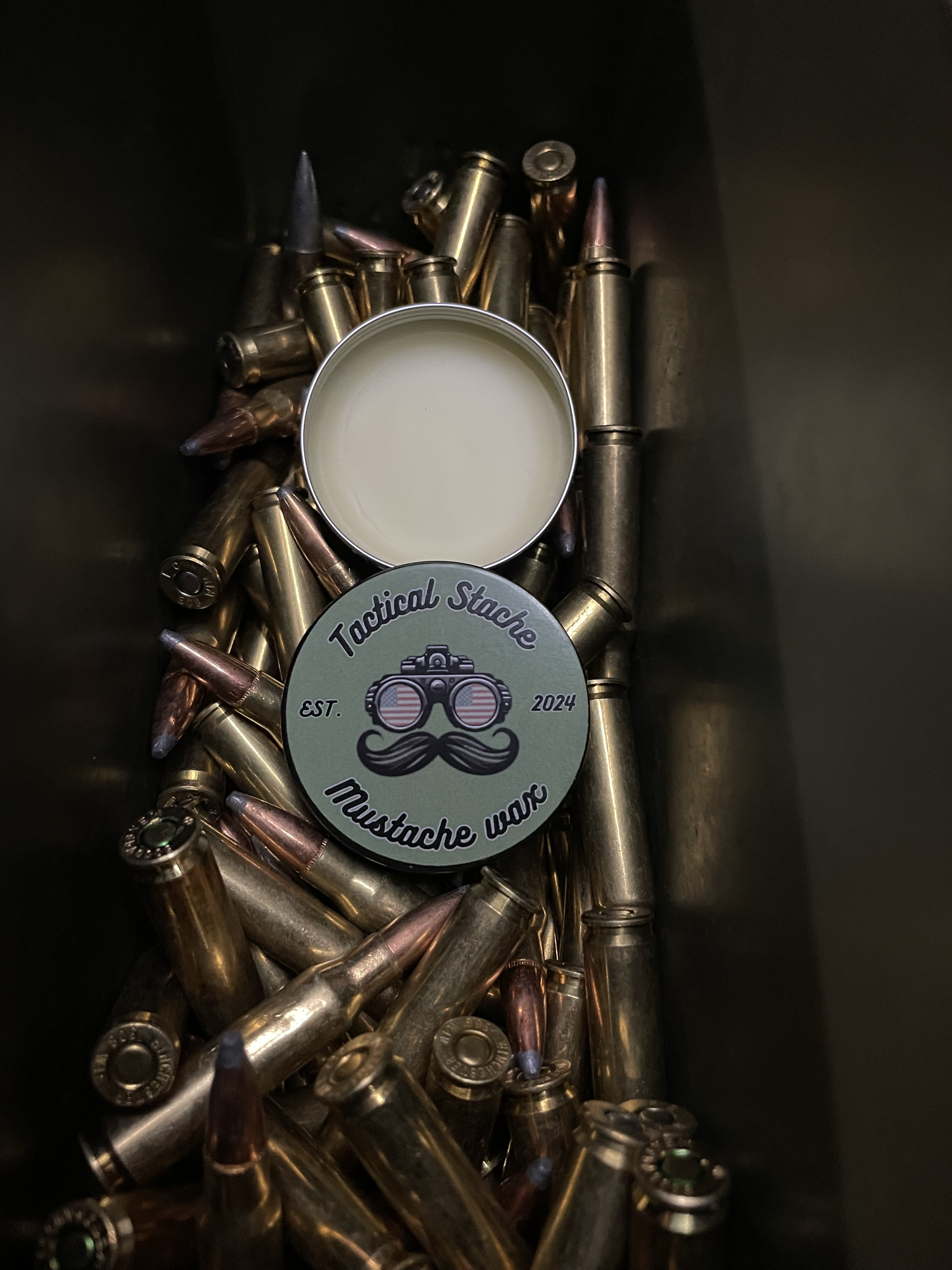 "Operation Stronghold" Mustache Wax