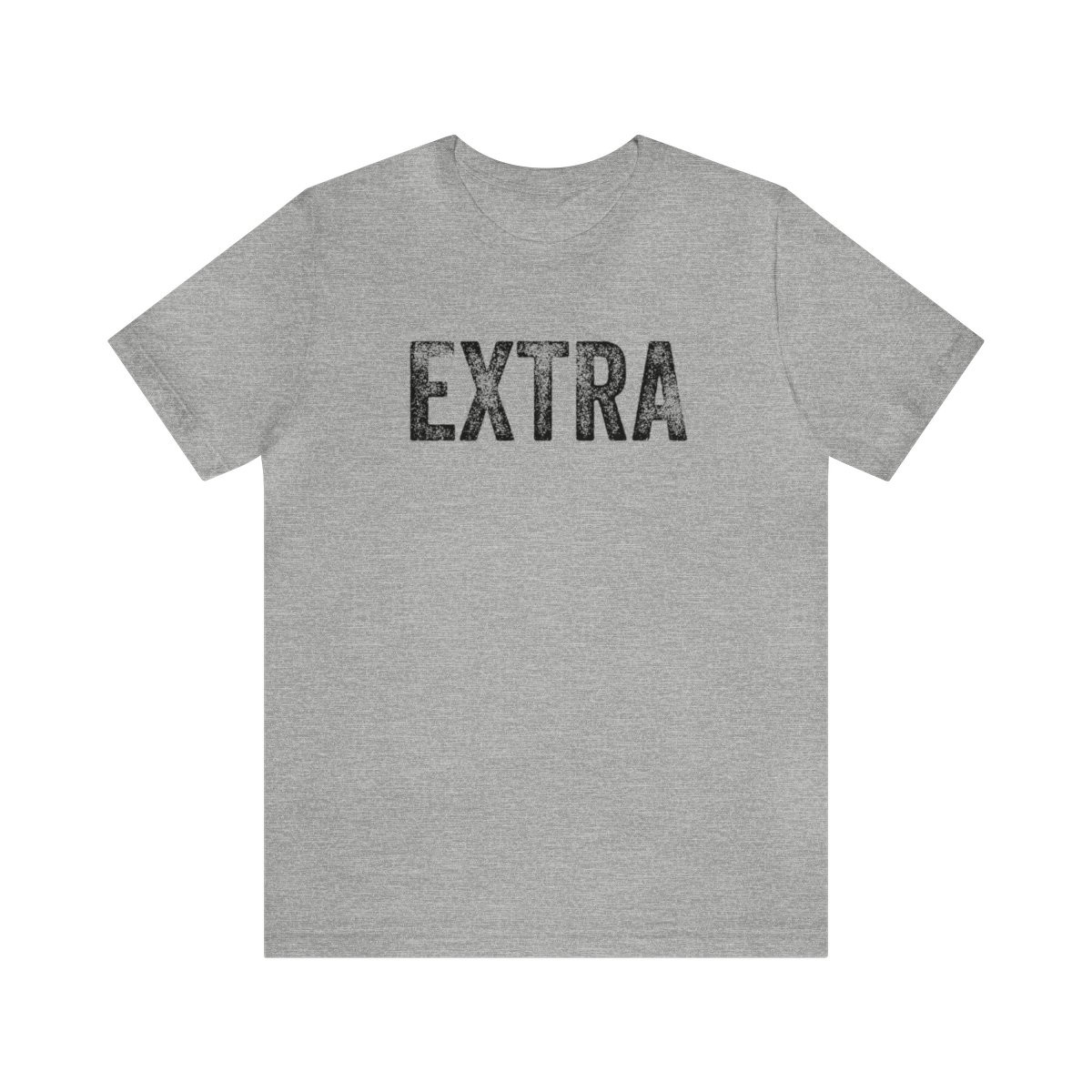 Extra T-Shirt | Black Print | Unisex Short Sleeve Tee