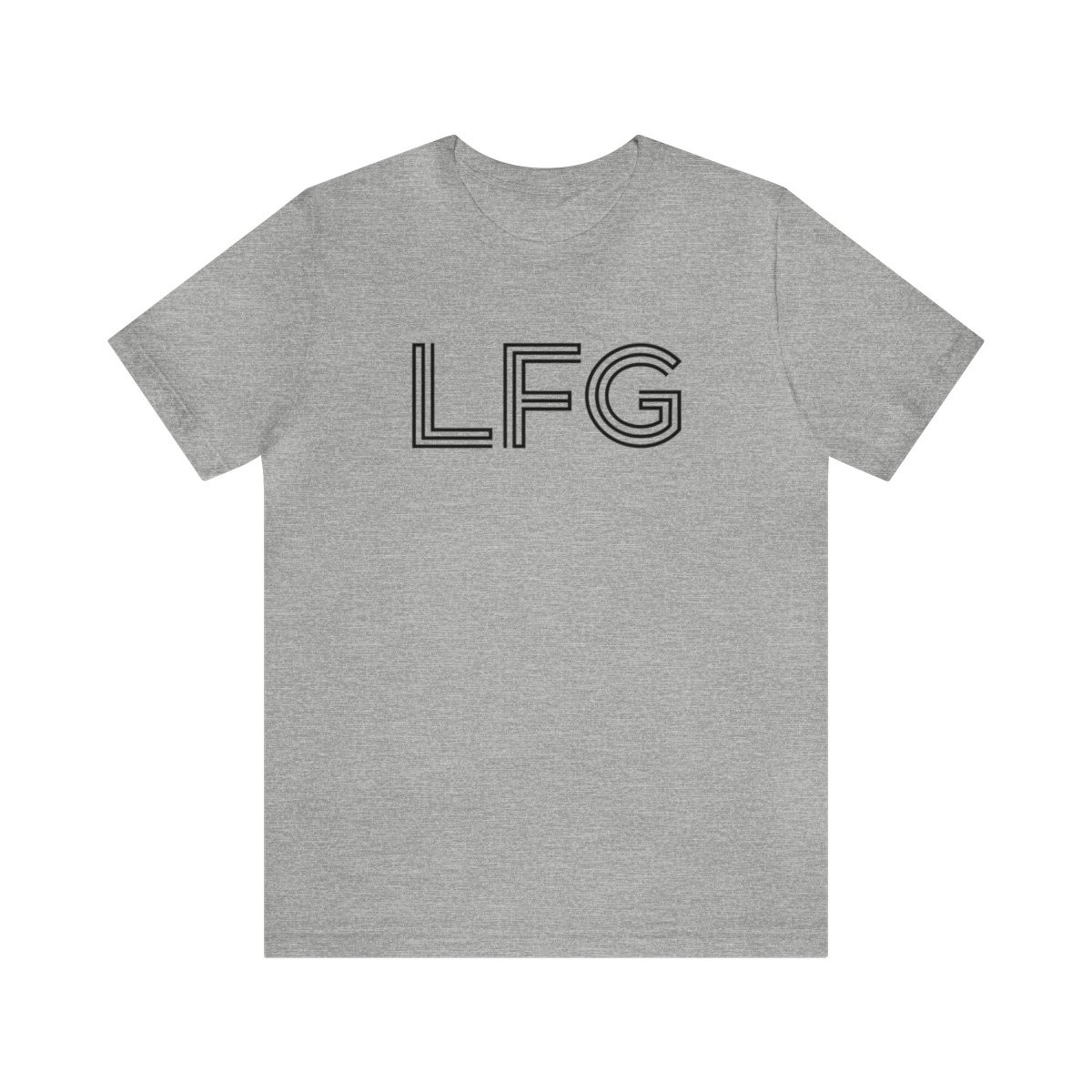 LFG T-Shirt | Black Print | Unisex Short Sleeve Tee