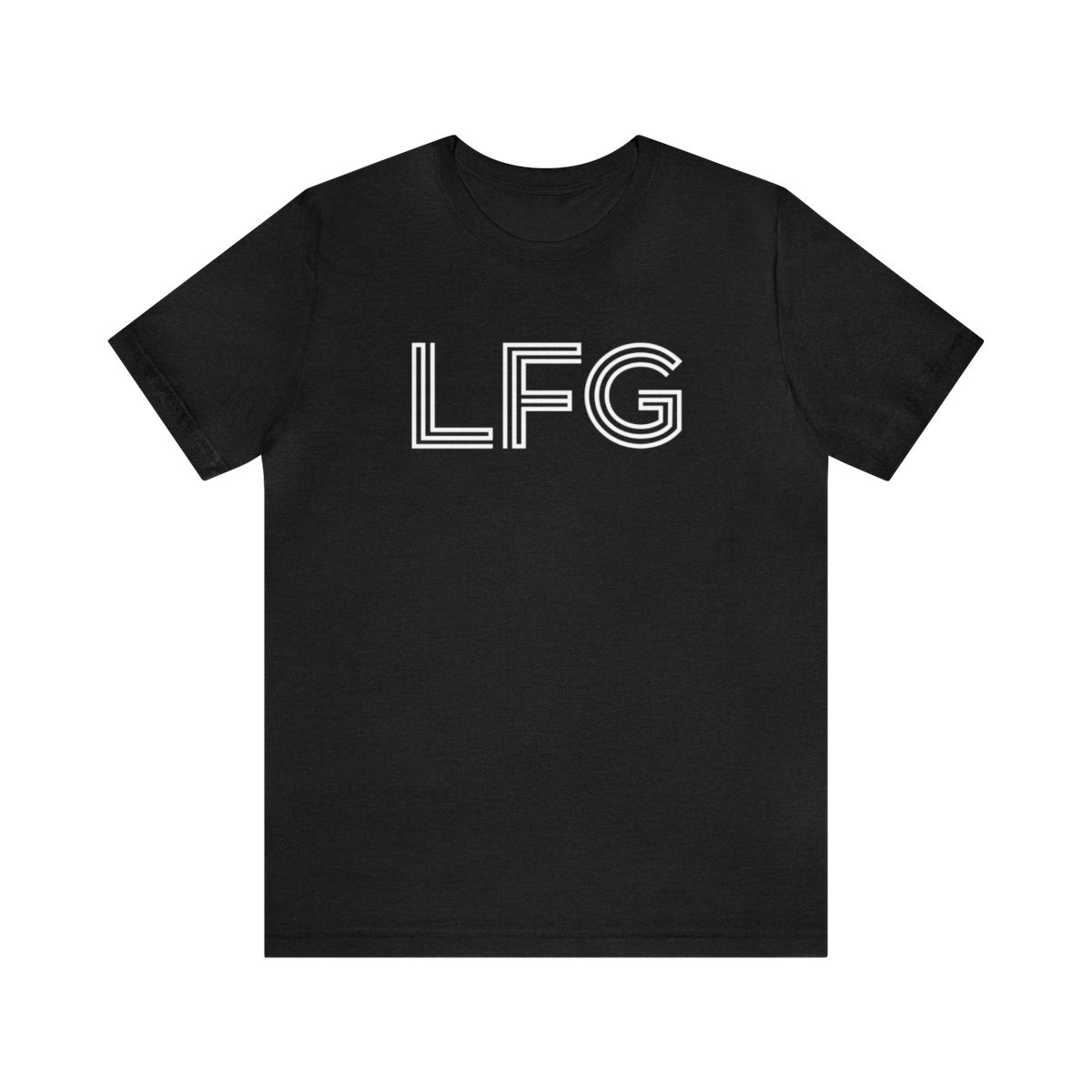 LFG T-Shirt | White Print | Unisex Short Sleeve Tee