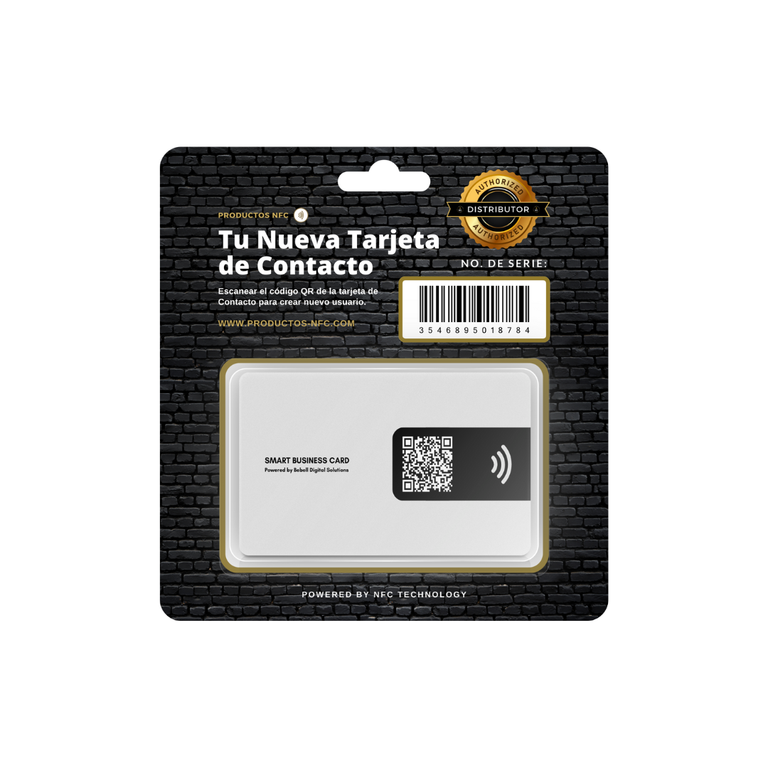 NFC Contact Card - Silver (Plateado)