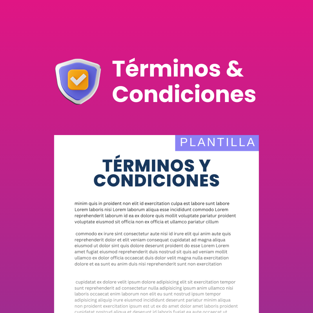 Plantilla - Términos & Condiciones