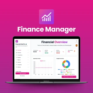 Finance Manager PRO - Lifetime Access