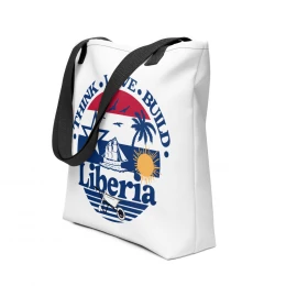 Think Love Build Liberia Graphic - Tote bag