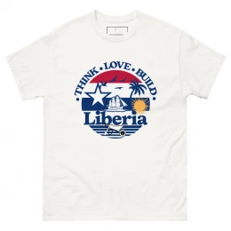 Think Love Build Liberia Graphic classic tee
