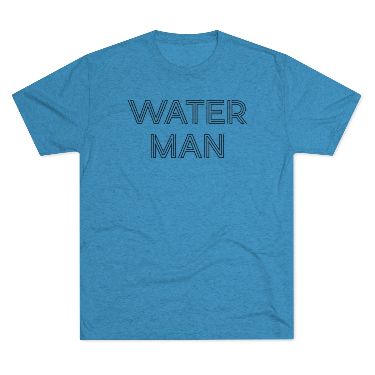 Waterman T-Shirt | Black Print | Unisex Tri-Blend Crew Tee