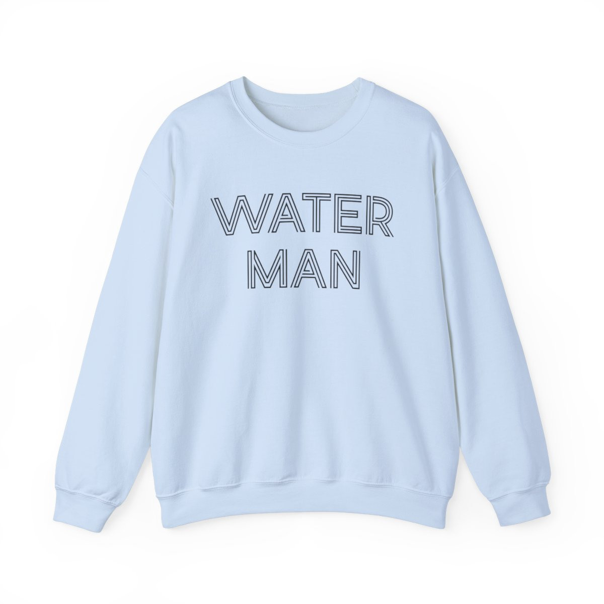 Waterman Sweatshirt | Black Print | Unisex Heavy Blend Crewneck Sweatshirt