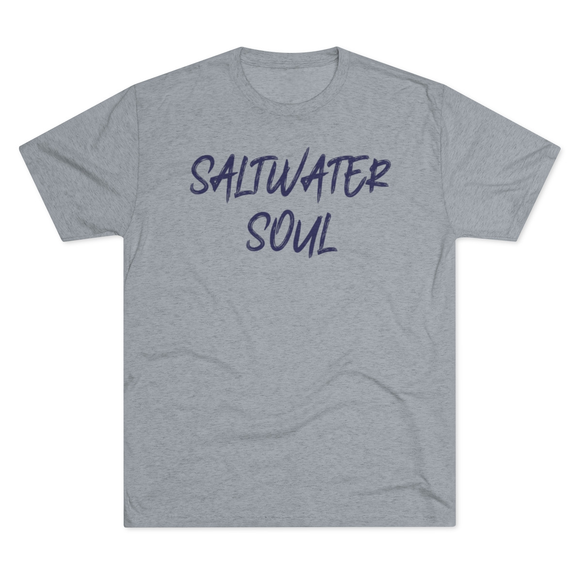 Saltwater Soul T-Shirt | Blue Print | Unisex Tri-Blend Crew Tee