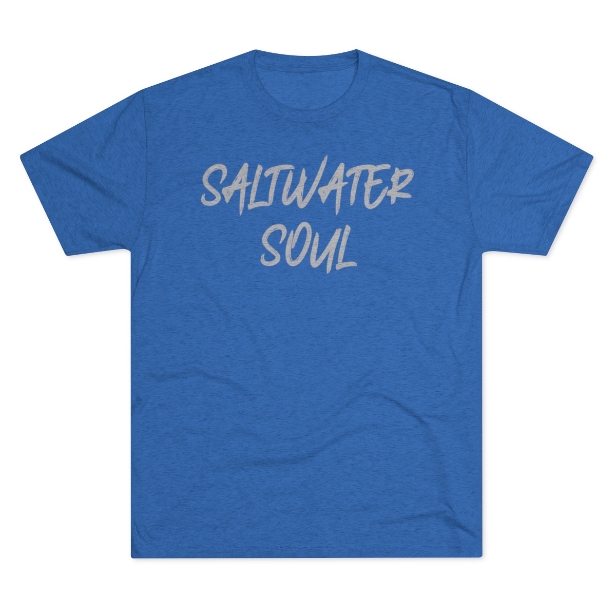 Saltwater Soul T-Shirt | Gray Print | Unisex Tri-Blend Crew Tee