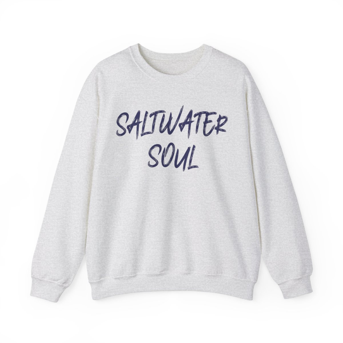 Saltwater Soul Sweatshirt | Blue Print | Unisex Heavy Blend Crewneck Sweatshirt