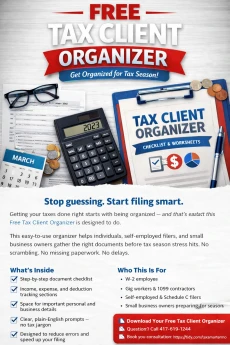 Free Client Tax Organizer