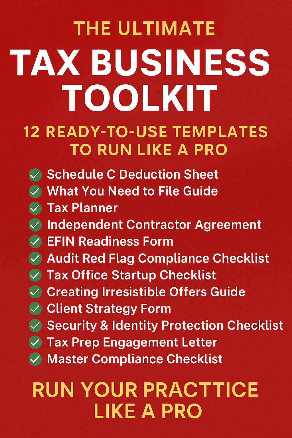 ULITIMTED TAX TOOL KIT 12 + DFY TAX FORMS