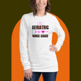 Geriatric Nurse squad - long sleeve shirt