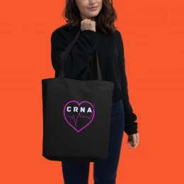 C R N A - tote bag pattern