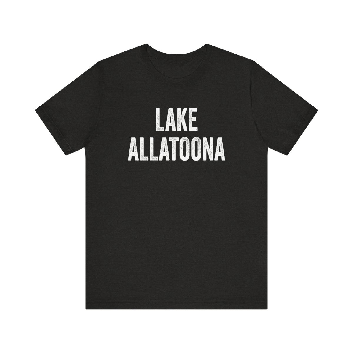 Lake Allatoona T-Shirt | White Distressed Print | Unisex Short Sleeve Tee
