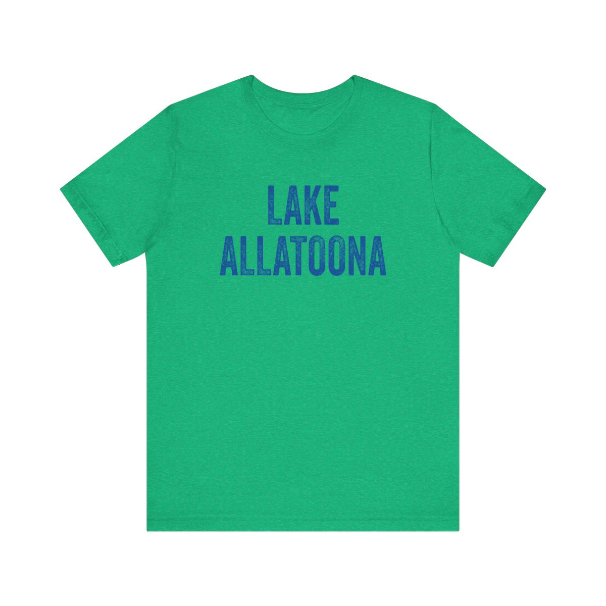 Lake Allatoona T-Shirt | Blue Distressed Print | Unisex Short Sleeve Tee