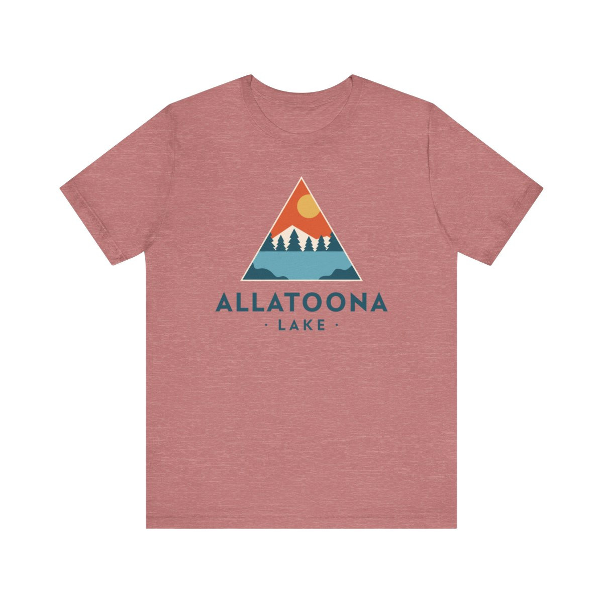 Lake Allatoona T-Shirt | Multi-Color Print | Unisex Short Sleeve Tee