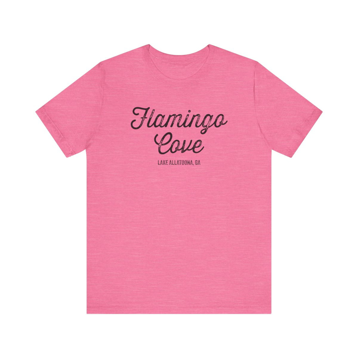 Flamingo Cove T-Shirt | Allatoona Lake Tee | Lake Allatoona Shirt | Black Print | Unisex Short Sleeve Tee