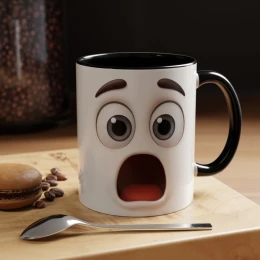 Expression Cartoon Face Mug funny coffee mug cartoon mug grumpy expression funny mug cartoon face mug unique mug novelty mug colorful mug