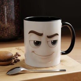 Expression Cartoon Face Mug novelty mug sarcastic mug desk accessory novelty mug gift funny mug cartoon mug gift for grump coffee mug