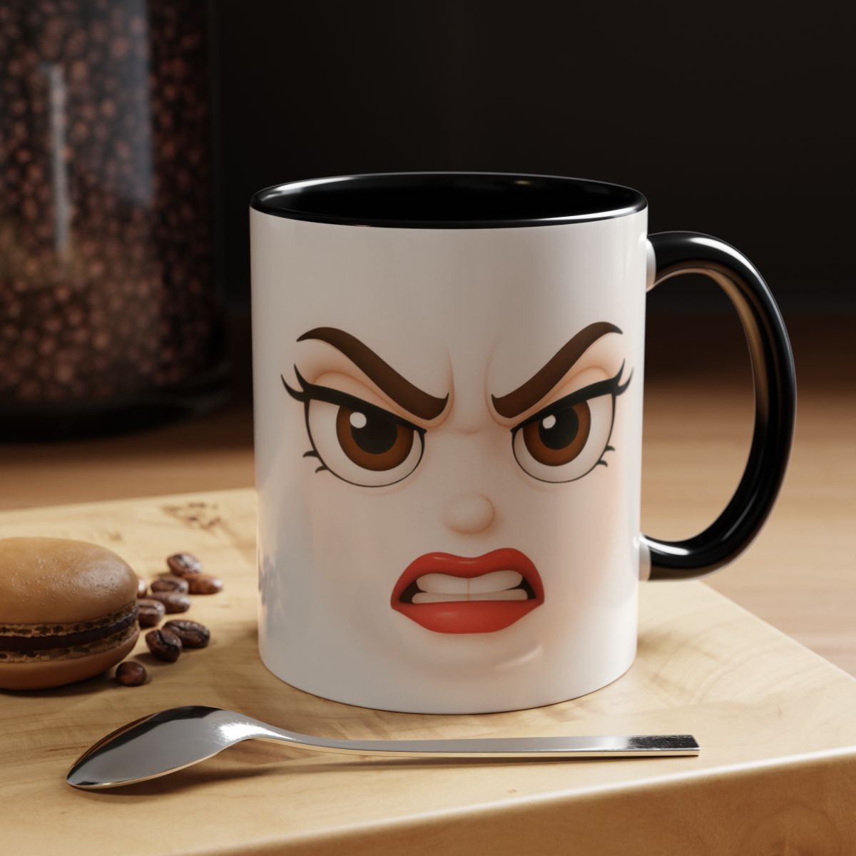 Expression Cartoon Face Mug cartoon face mug tea mug coworker gift funny coffee mug tea mug cartoon mug gift for friend gift for grump