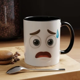 Expression Cartoon Face Mug quirky mug tea mug unique mug novelty mug gift colorful mug humorous gift moody mug cartoon face mug coffee mug