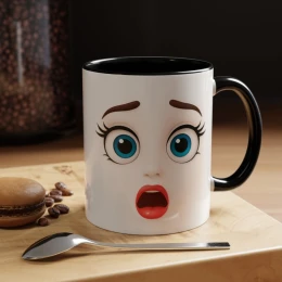 Expression Cartoon Face Mug unique mug tea mug cute mug gift for friend unique gift coworker gift gift for grump sarcastic mug