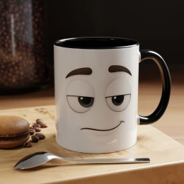 Expression Cartoon Face Mug gift idea moody mug unique mug funny mug expression mug colorful mug cartoon face mug face mug quirky mug