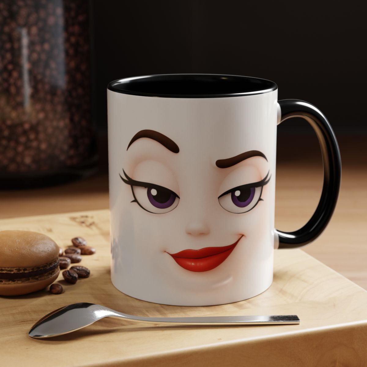 Expression Cartoon Face Mug cartoon mug funny mug office mug novelty mug gift whimsical mug novelty mug unique gift expressive eyes