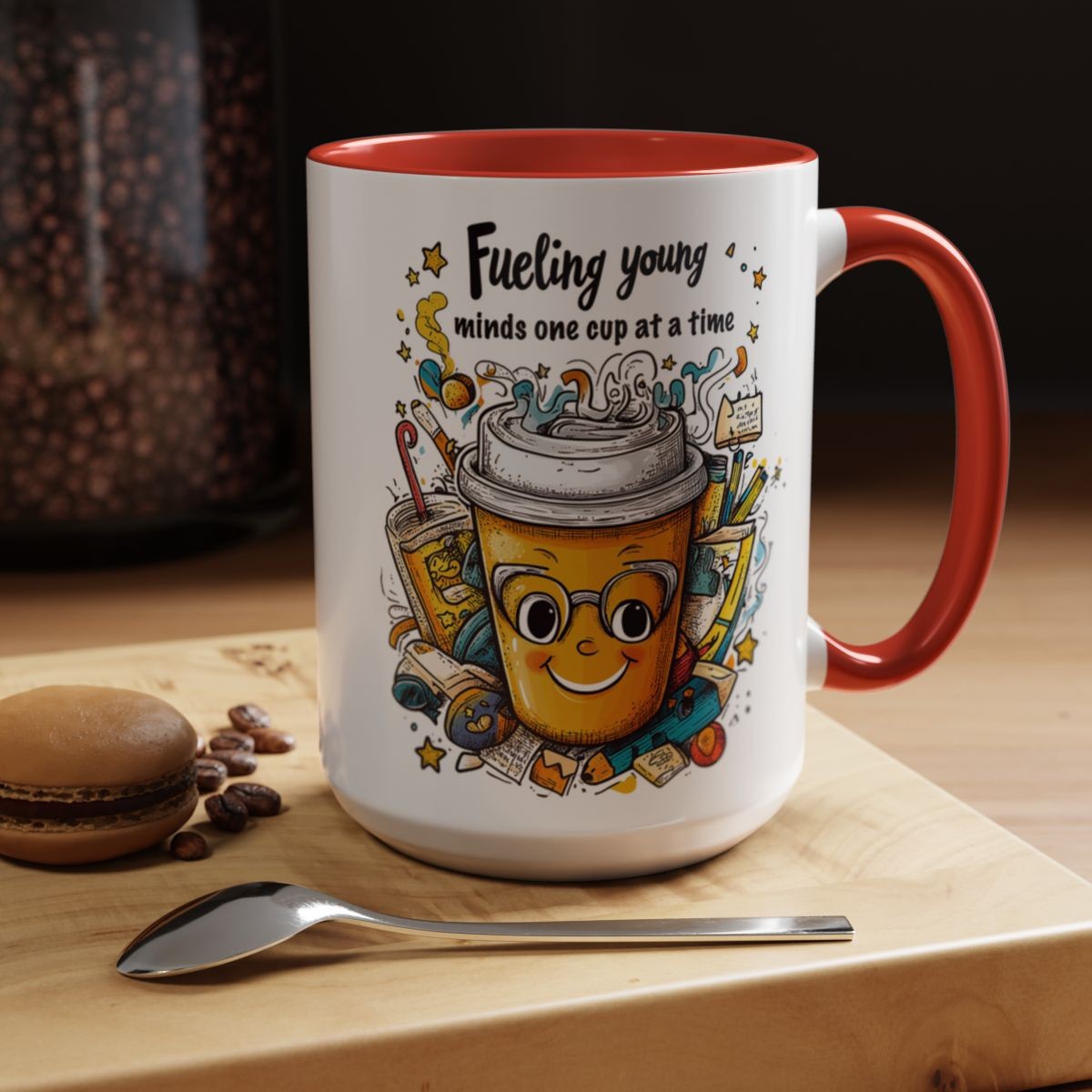 Back to School Mug student gift idea education mug fall season theme classroom decor teacher fuel mug bus driver present kindness mug