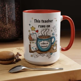 Back to School Mug teacher thank you classroom decor education themed coffee lover gift best teacher ever academic year start