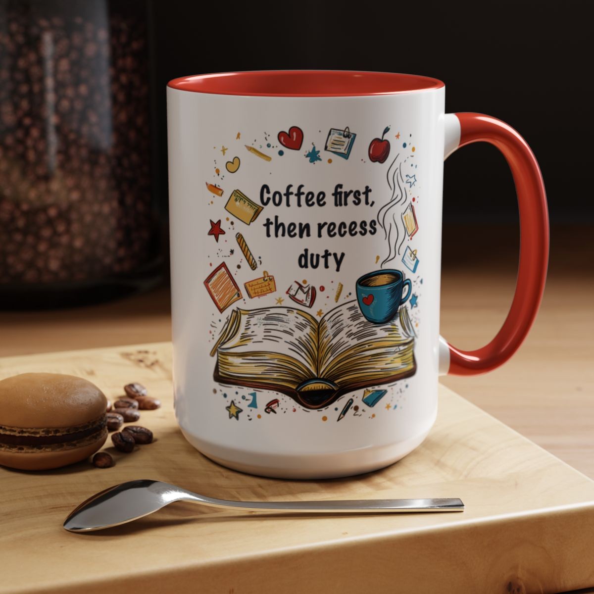 Back to School Mug school teacher gift teacher appreciation nostalgic design teacher fuel mug teacher mug gift teacher coffee mug