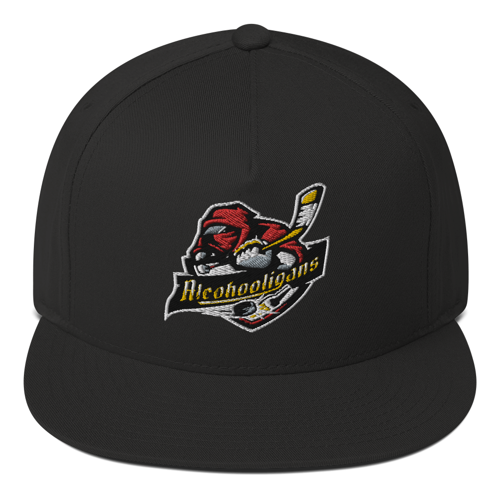 The Puck Stopper Flat Bill Cap